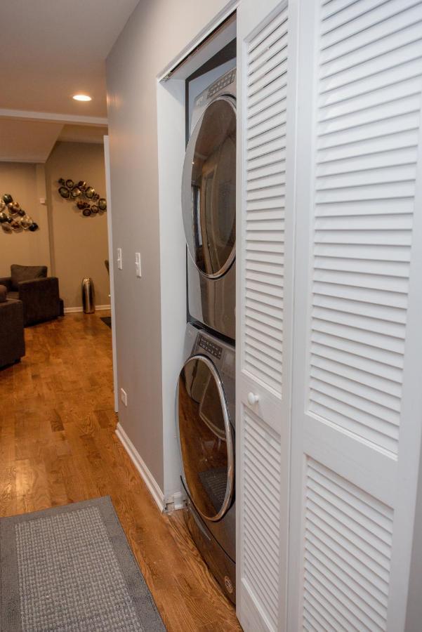 Luxurious Stay At Modern Apartment With Self Check-In Mins Frm Downtown Chicago Exterior photo